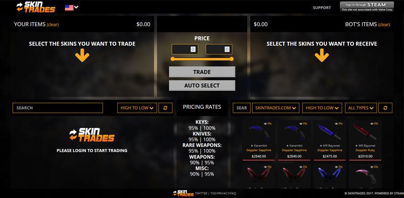 best website to sell csgo skins