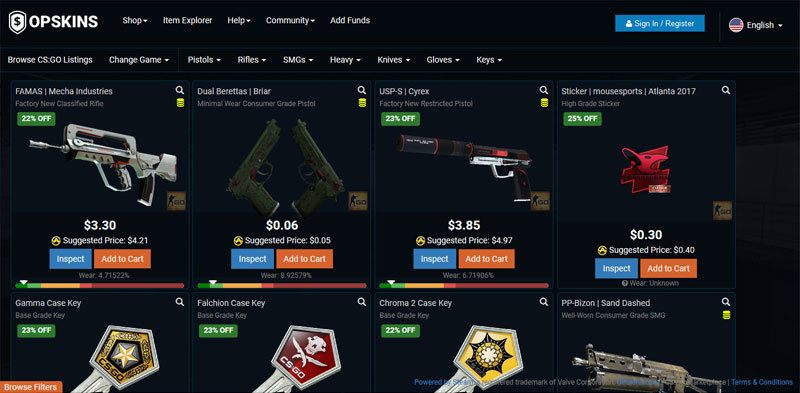 buy cs go skins online