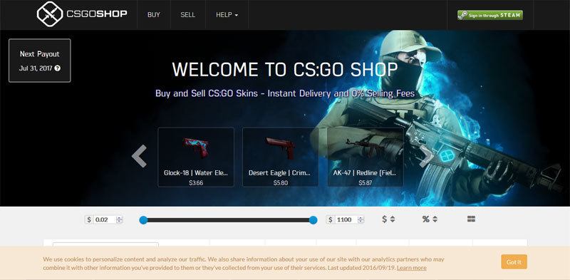 websites to buy csgo skins